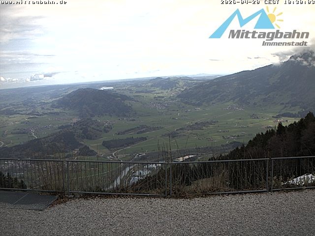 Archiv Foto Webcam Mittaggipfel - Blick nach Norden