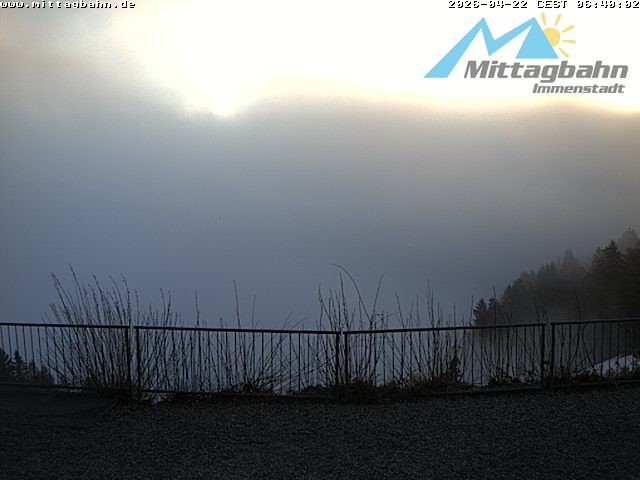 Archiv Foto Webcam Mittaggipfel - Blick nach Norden