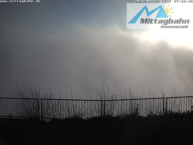 Archiv Foto Webcam Mittaggipfel - Blick nach Norden