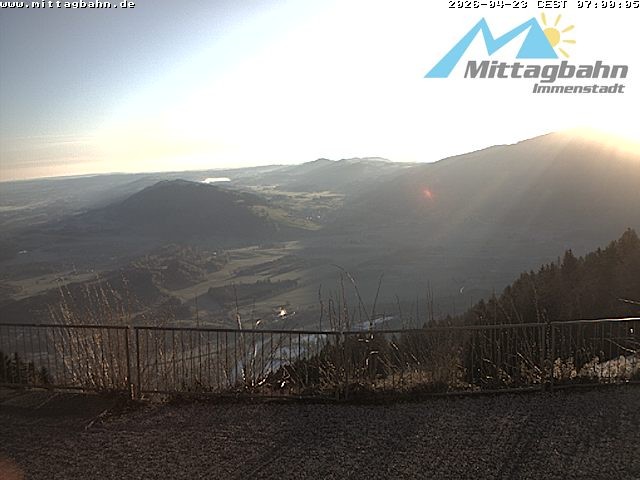 Archiv Foto Webcam Mittaggipfel - Blick nach Norden