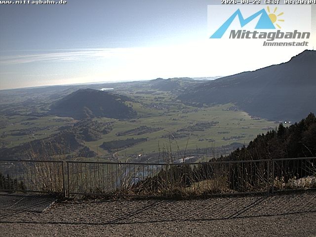 Archiv Foto Webcam Mittaggipfel - Blick nach Norden