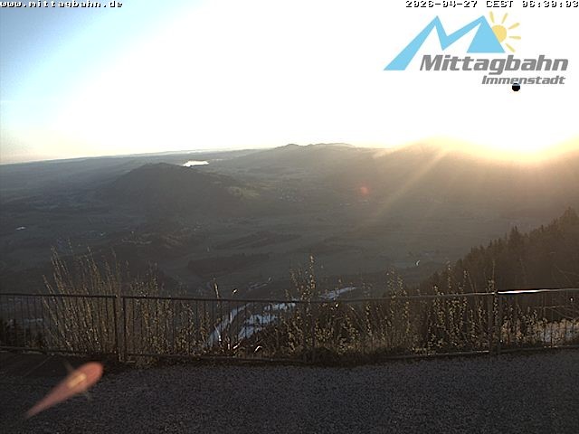 Archiv Foto Webcam Mittaggipfel - Blick nach Norden