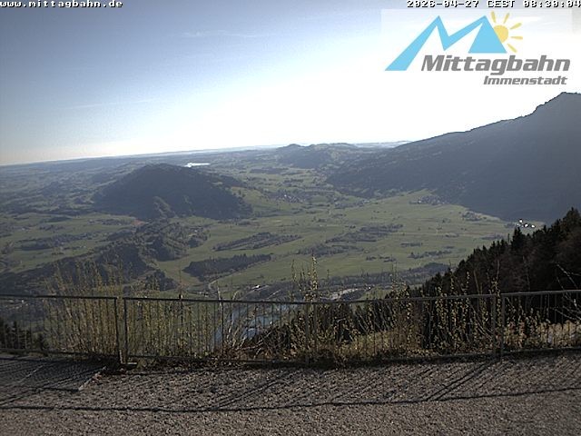 Archiv Foto Webcam Mittaggipfel - Blick nach Norden