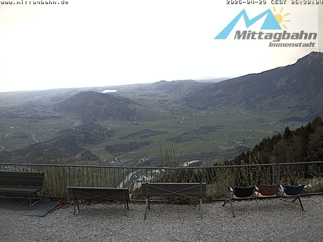 Archiv Foto Webcam Mittaggipfel - Blick nach Norden