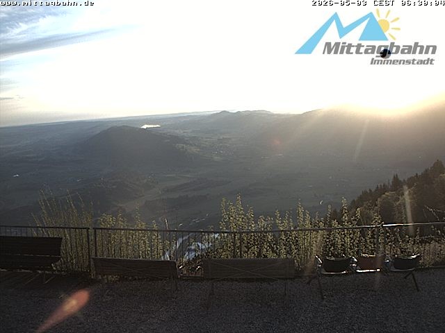 Archiv Foto Webcam Mittaggipfel - Blick nach Norden