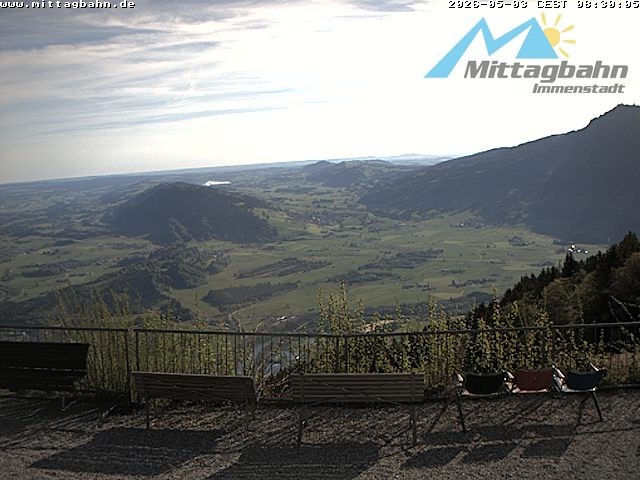 Archiv Foto Webcam Mittaggipfel - Blick nach Norden