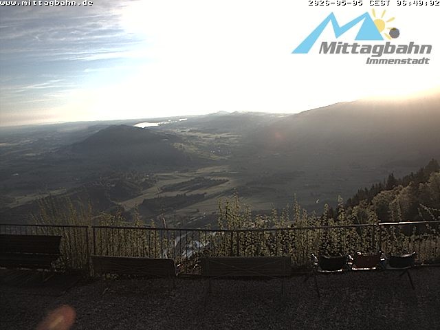 Archiv Foto Webcam Mittaggipfel - Blick nach Norden