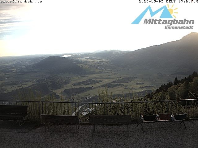 Archiv Foto Webcam Mittaggipfel - Blick nach Norden