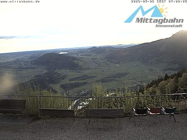 Archiv Foto Webcam Mittaggipfel - Blick nach Norden