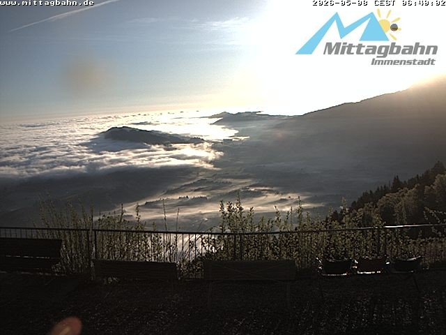 Archiv Foto Webcam Mittaggipfel - Blick nach Norden