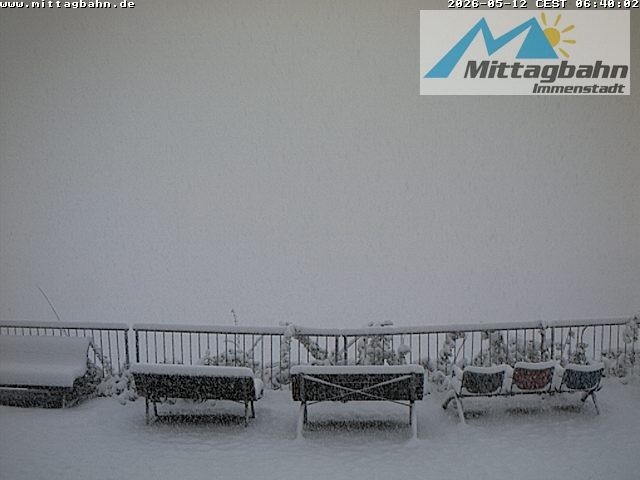 Archiv Foto Webcam Mittaggipfel - Blick nach Norden