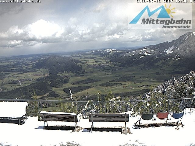 Archiv Foto Webcam Mittaggipfel - Blick nach Norden