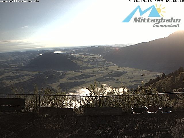 Archiv Foto Webcam Mittaggipfel - Blick nach Norden