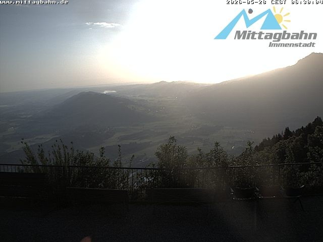 Archiv Foto Webcam Mittaggipfel - Blick nach Norden