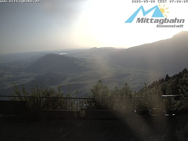 Archiv Foto Webcam Mittaggipfel - Blick nach Norden