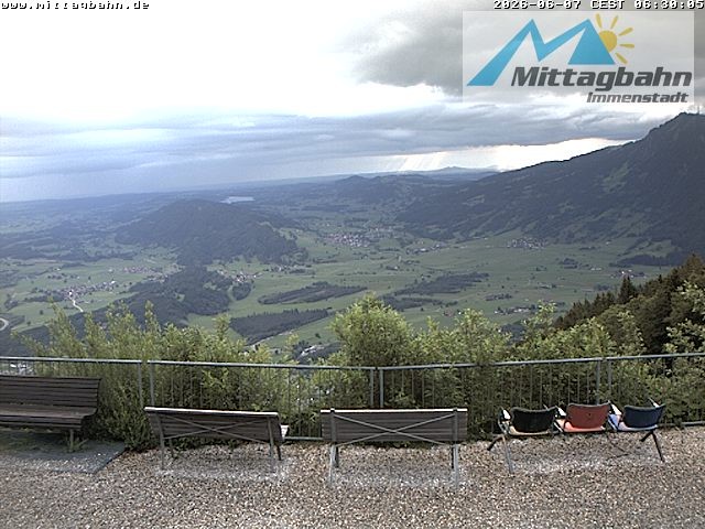 Archiv Foto Webcam Mittaggipfel - Blick nach Norden