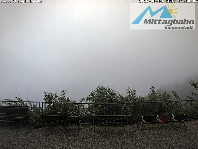 Archiv Foto Webcam Mittaggipfel - Blick nach Norden