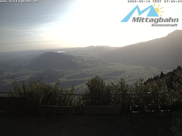 Archiv Foto Webcam Mittaggipfel - Blick nach Norden