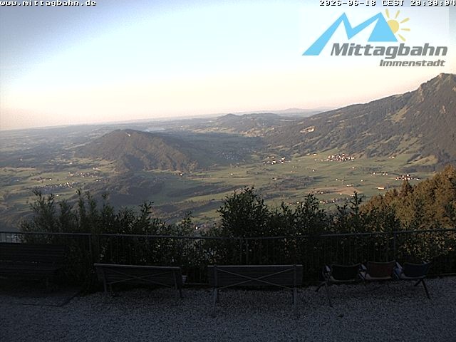 Archiv Foto Webcam Mittaggipfel - Blick nach Norden