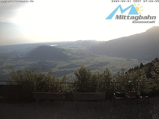 Archiv Foto Webcam Mittaggipfel - Blick nach Norden