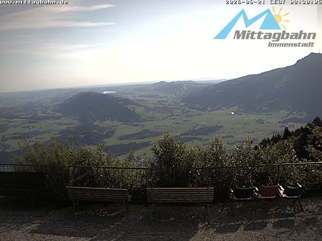 Archiv Foto Webcam Mittaggipfel - Blick nach Norden