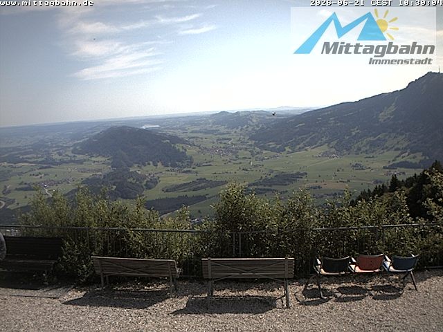 Archiv Foto Webcam Mittaggipfel - Blick nach Norden