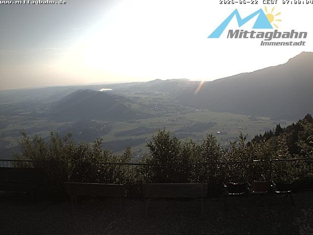 Archiv Foto Webcam Mittaggipfel - Blick nach Norden