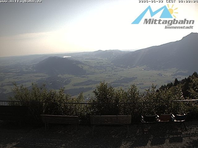 Archiv Foto Webcam Mittaggipfel - Blick nach Norden