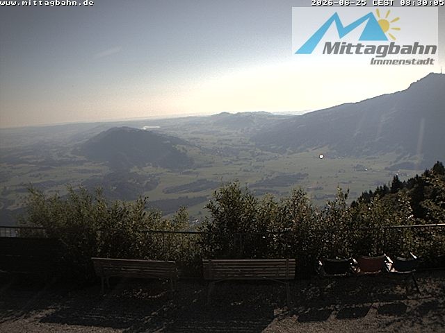 Archiv Foto Webcam Mittaggipfel - Blick nach Norden