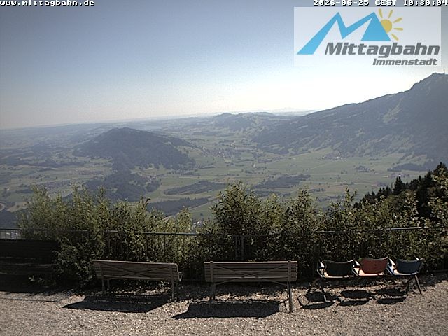 Archiv Foto Webcam Mittaggipfel - Blick nach Norden