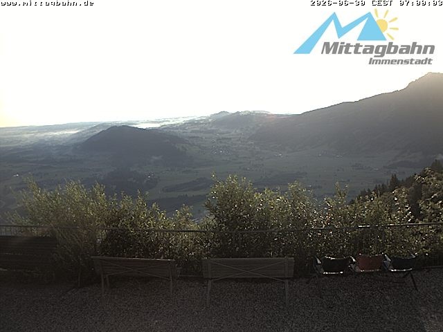 Archiv Foto Webcam Mittaggipfel - Blick nach Norden