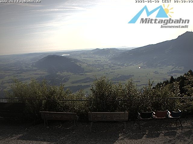 Archiv Foto Webcam Mittaggipfel - Blick nach Norden