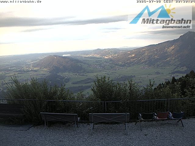 Archiv Foto Webcam Mittaggipfel - Blick nach Norden