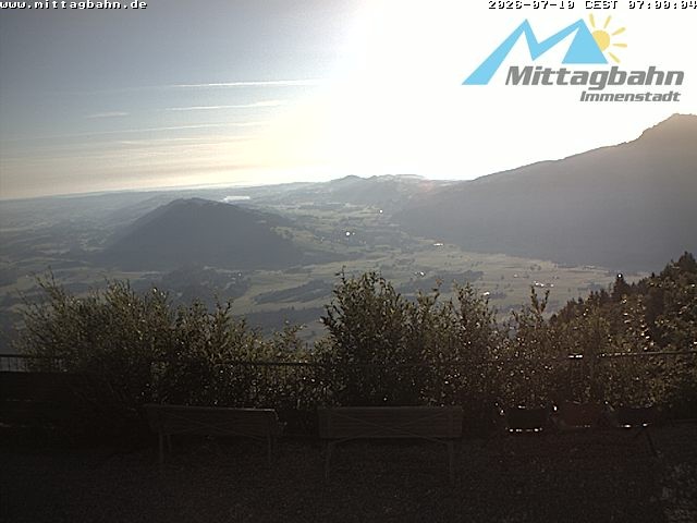 Archiv Foto Webcam Mittaggipfel - Blick nach Norden