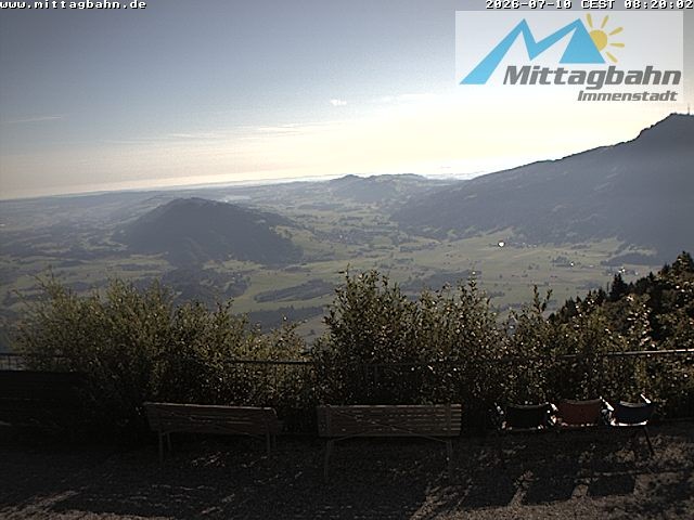 Archiv Foto Webcam Mittaggipfel - Blick nach Norden