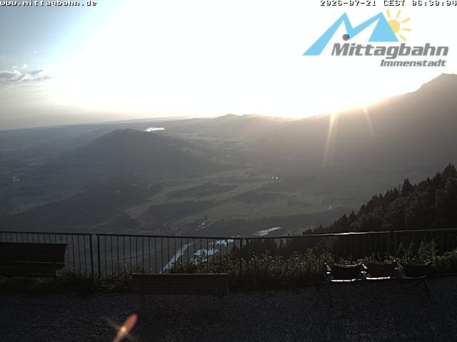 Archiv Foto Webcam Mittaggipfel - Blick nach Norden