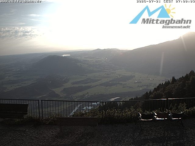 Archiv Foto Webcam Mittaggipfel - Blick nach Norden