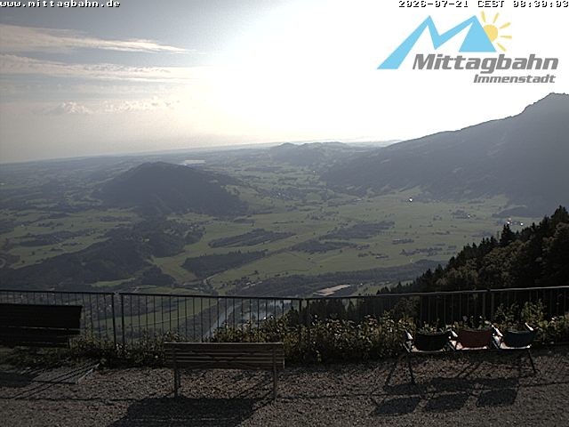 Archiv Foto Webcam Mittaggipfel - Blick nach Norden