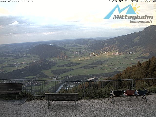 Archiv Foto Webcam Mittaggipfel - Blick nach Norden