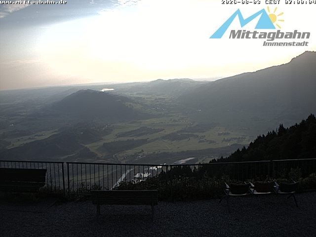 Archiv Foto Webcam Mittaggipfel - Blick nach Norden