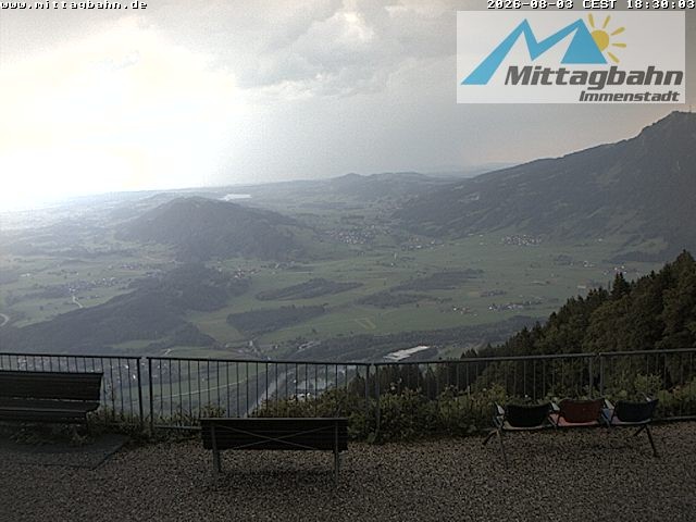Archiv Foto Webcam Mittaggipfel - Blick nach Norden