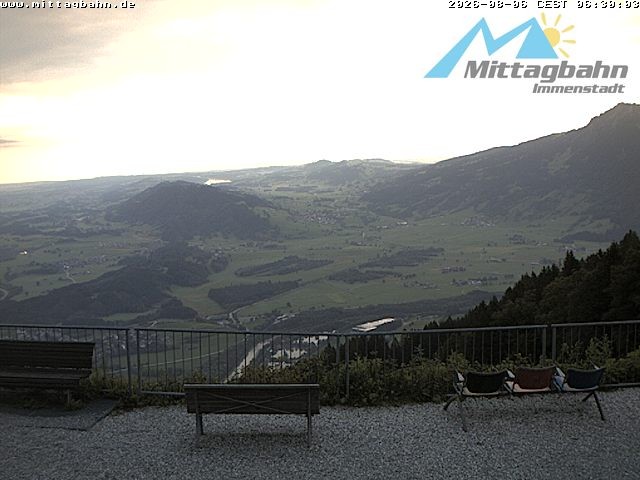 Archiv Foto Webcam Mittaggipfel - Blick nach Norden