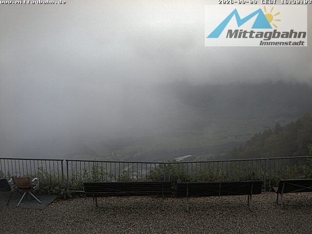 Archiv Foto Webcam Mittaggipfel - Blick nach Norden