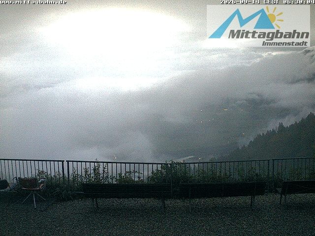 Archiv Foto Webcam Mittaggipfel - Blick nach Norden