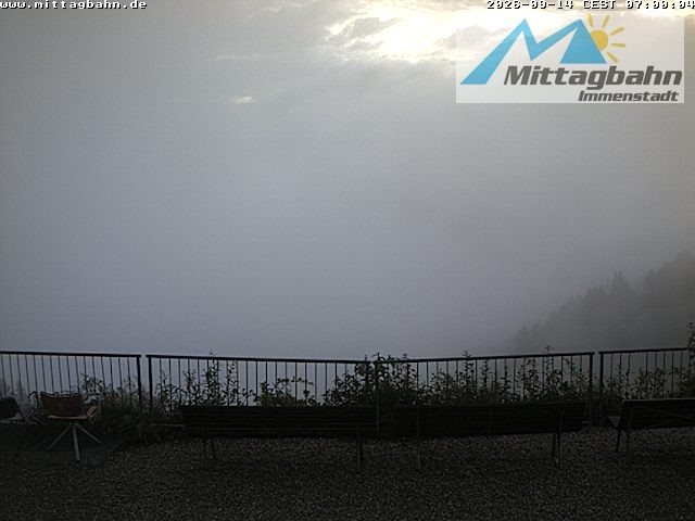 Archiv Foto Webcam Mittaggipfel - Blick nach Norden