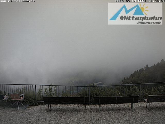 Archiv Foto Webcam Mittaggipfel - Blick nach Norden