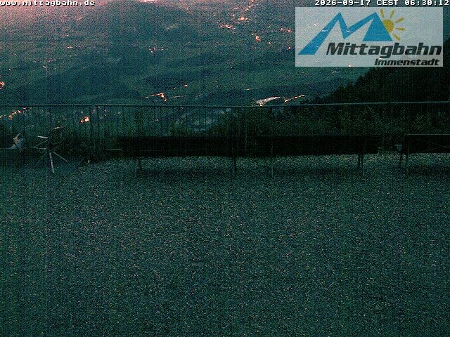 Archiv Foto Webcam Mittaggipfel - Blick nach Norden