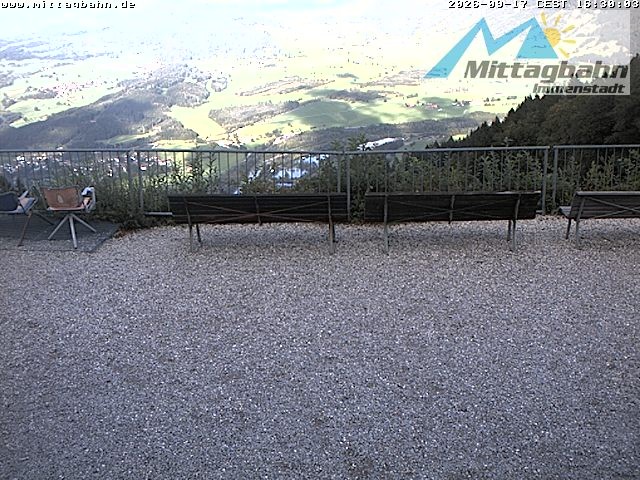 Archiv Foto Webcam Mittaggipfel - Blick nach Norden