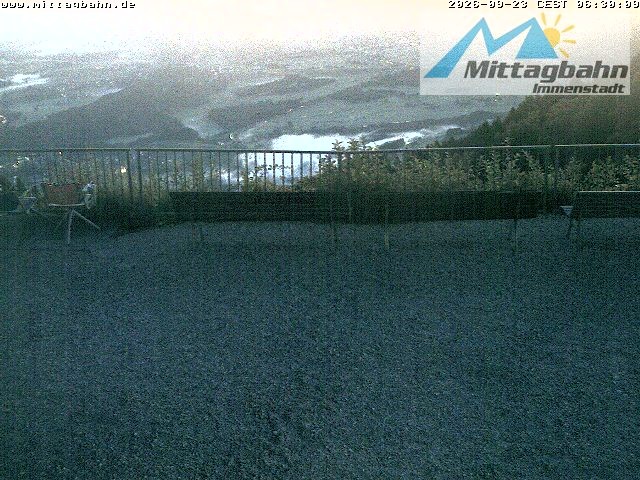 Archiv Foto Webcam Mittaggipfel - Blick nach Norden