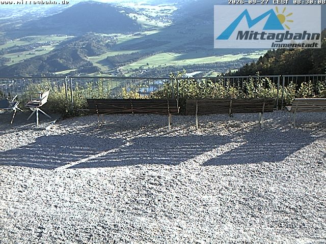 Archiv Foto Webcam Mittaggipfel - Blick nach Norden